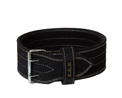 Double Prong 10 MM Powerlifting Leather Weight Belt (Clearance Rack Item) - Force of Habit Barbell Company
