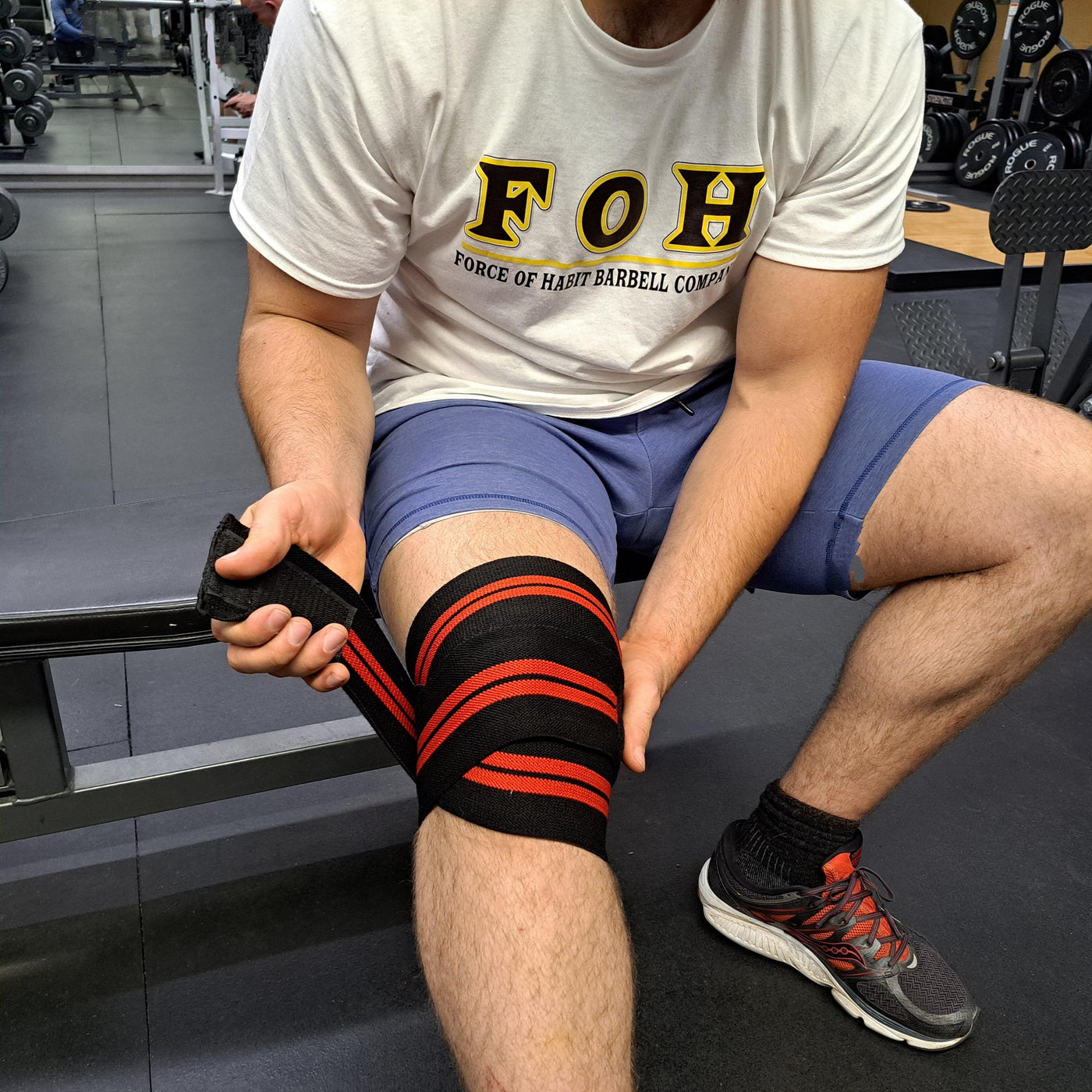 Knee Wraps Cotton 72" - Force of Habit Barbell Company