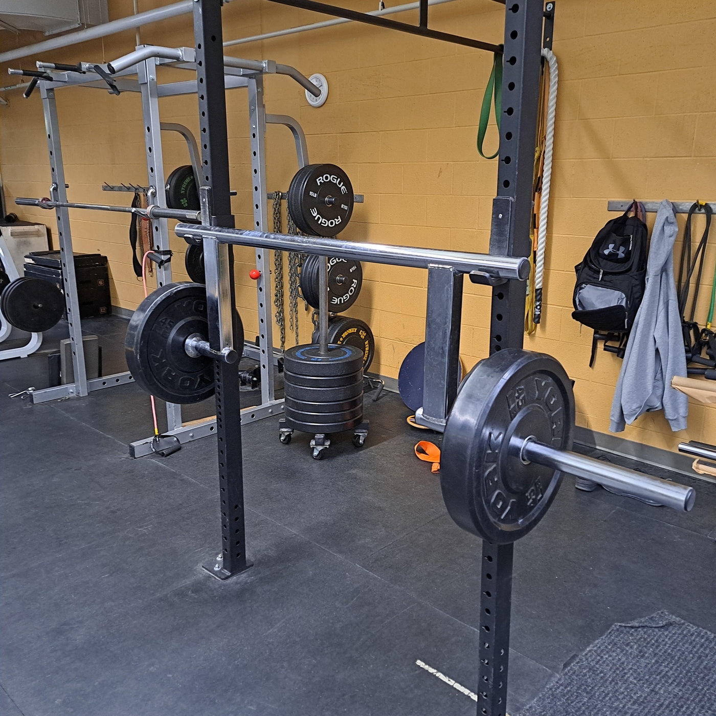 Cambered Squat Bar Olympic 2"- 45 lbs - Force of Habit Barbell Company