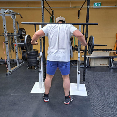 Cambered Squat Bar- 43 lbs Standard 1" (Home Gym Use) - Force of Habit Barbell Company