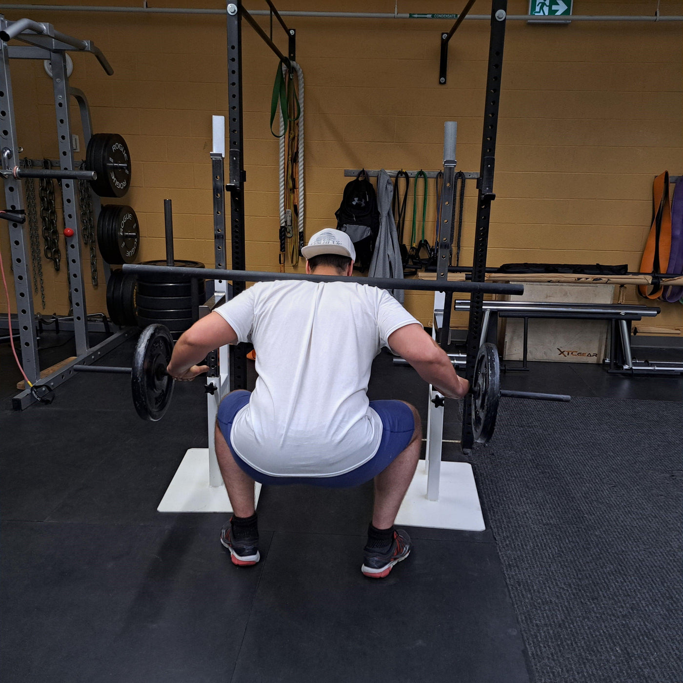 Cambered Squat Bar- 43 lbs Standard 1" (Home Gym Use) - Force of Habit Barbell Company