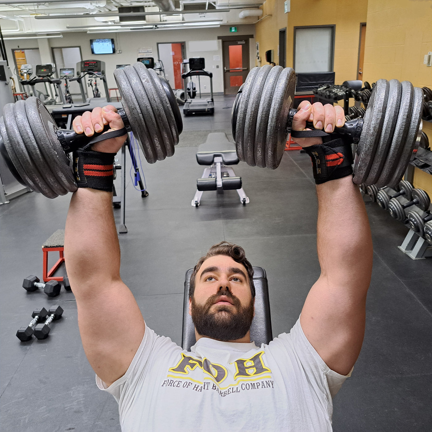 Wrist Wraps 18”– Heavy-Duty Cotton Support for Powerlifting
