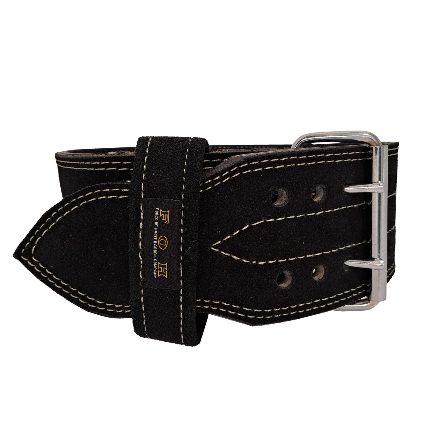 Double Prong 10 MM Powerlifting Leather Weight Belt (Clearance Rack Item) - Force of Habit Barbell Company