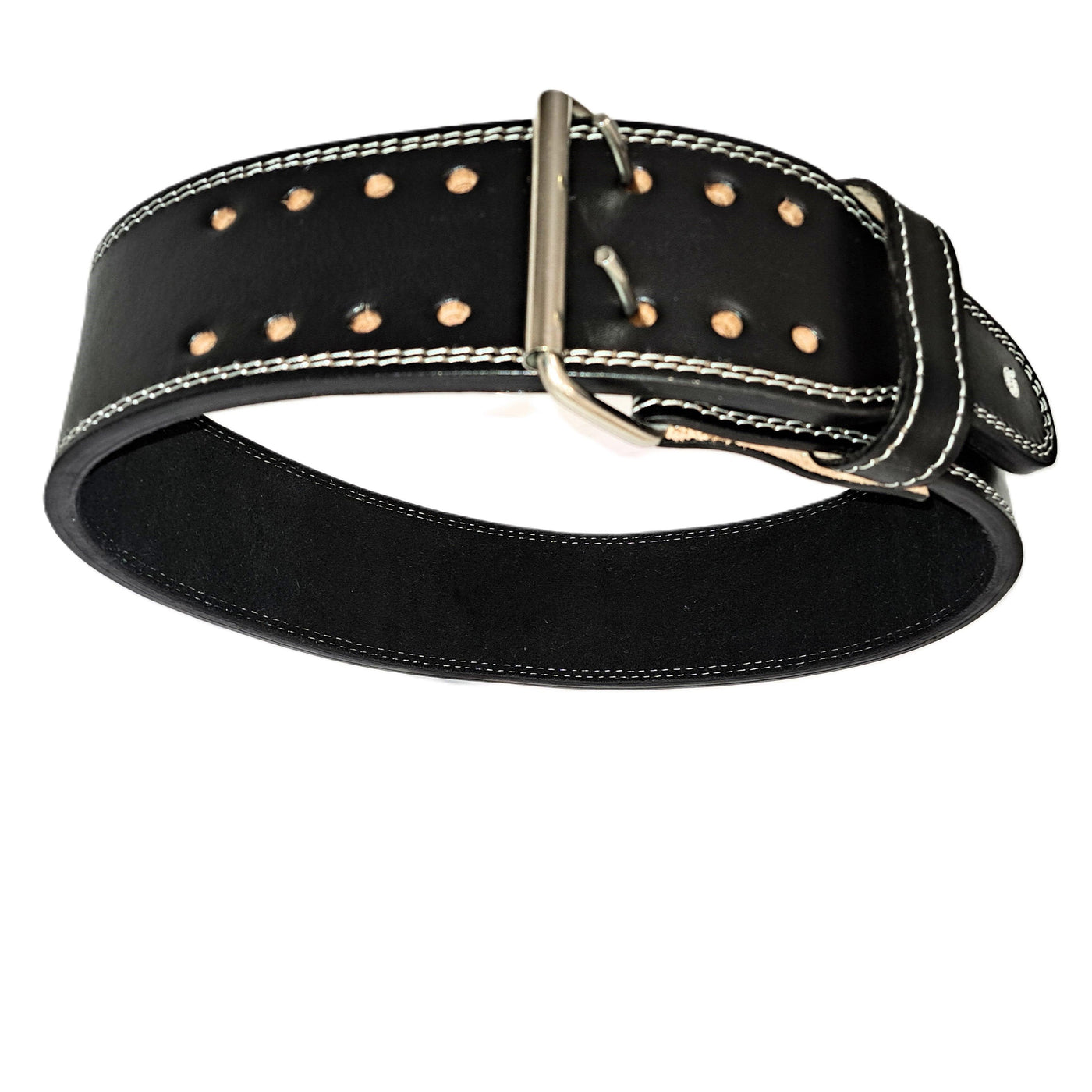Double Prong 13 MM Genuine Leather Powerlifting Weight Belt - Force of Habit Barbell Company