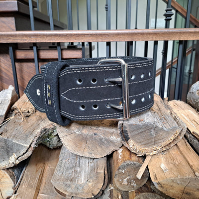 Double Prong 10 MM Powerlifting Leather Weight Belt (Clearance Rack Item) - Force of Habit Barbell Company