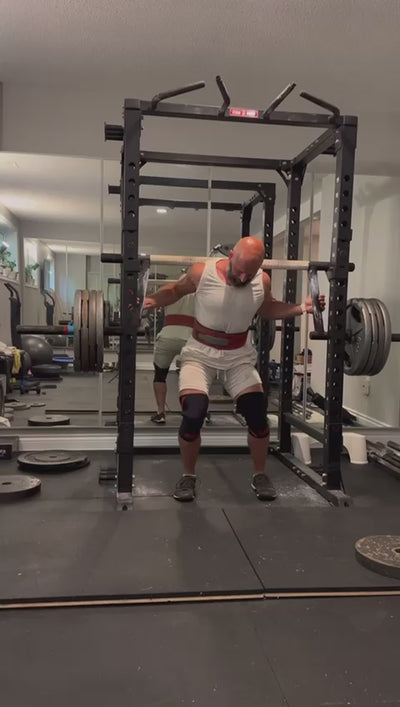 Cambered Squat Bar Olympic, 2", 39 lbs, 1200 lbs Capacity